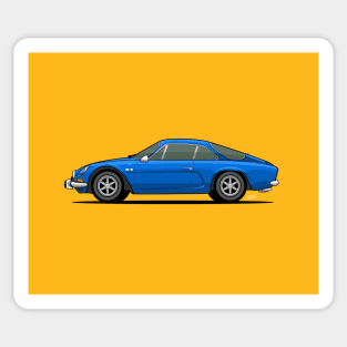 Alpine A110 side profile drawing Sticker